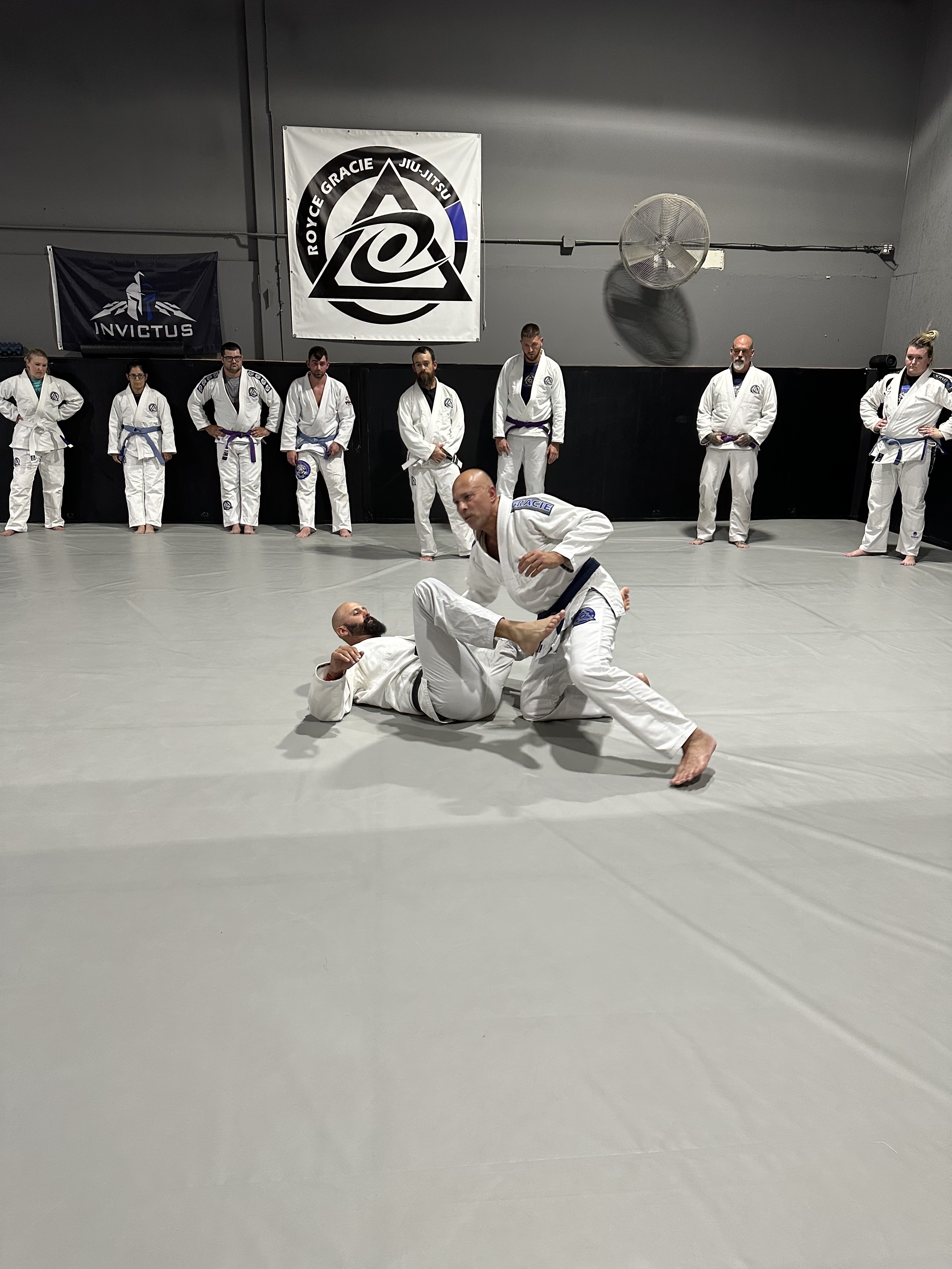 Professor Tony with Master Royce Gracie