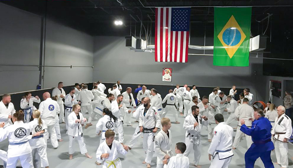 Professor Tony with Master Royce Gracie